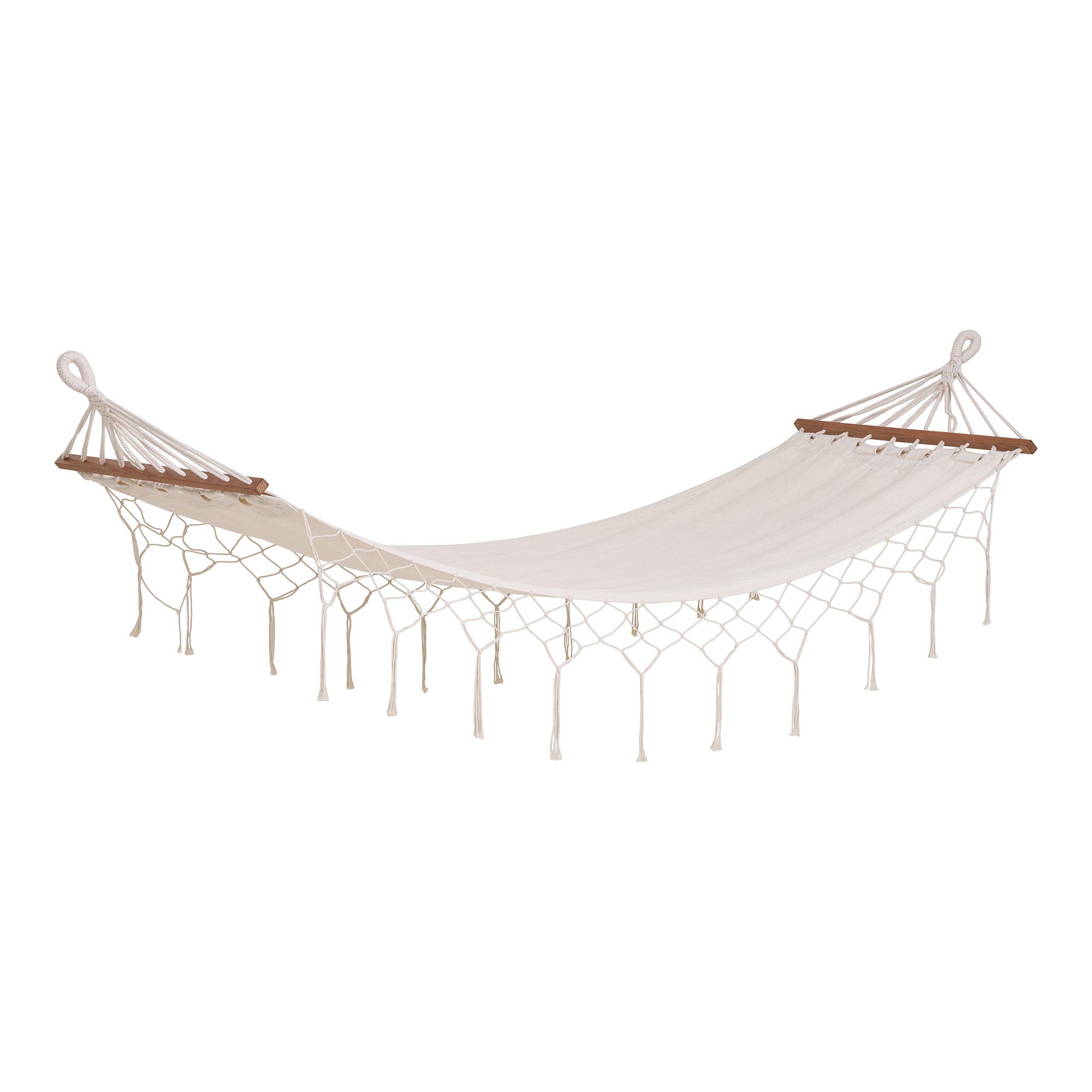 Edessa Hammock - Hammock, polyester/cotton, larch, off white